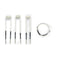 4PCS Induction Flameless Heater Coils Set 3 Coils+ 1 Wires Heating Wire