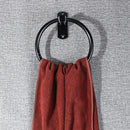 Towel Ring Rack Holder Wall Mounted Bathroom Toilet Hand Round Space Aluminium