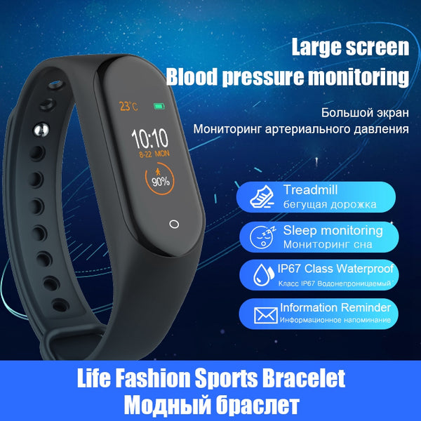 M4 Smart Band Wristband Health Heart Rate Blood Pressure Health Rate Monito Z7G5