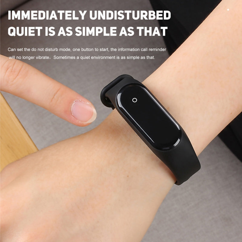 M4 Smart Band Wristband Health Heart Rate Blood Pressure Health Rate Monito Z7G5