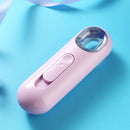 White 22 Ml Mini Nano Mister Spray Bottle Battery Operated Facial Steamer M D1O7