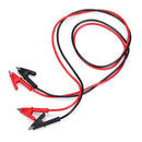 2X(Dual Ended Crocodile Alligator Clips, 15A Test Lead Wire Cable with Insu