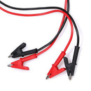 2X(Dual Ended Crocodile Alligator Clips, 15A Test Lead Wire Cable with Insu