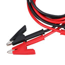 2X(Dual Ended Crocodile Alligator Clips, 15A Test Lead Wire Cable with Insu