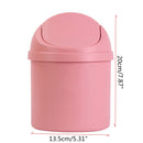 Mini Waste Bin Desktop Garbage Basket Home Table Trash Can Dustbin Container