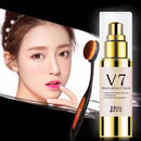 2in1 30ml Block Defect Whitening Cream Lotion Face Skin Care Concealer + Makeup Brushes