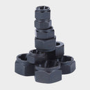 10Pcs Damaged Nut Bolt Remover Stud Extractor Set (#1-#10) Metric Broken Bo