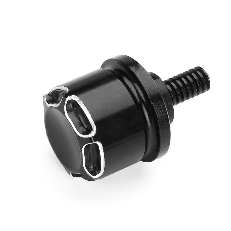 CNC Beveled Seat Bolt Tab Screw Mount Knob Cover For Harley Fatboy Road Softail