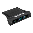 Car Solar Wireless TPMS Tyre Tire Pressure Monitor System LCD+4 External Car Sensor
