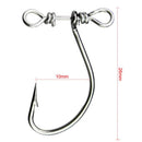 20Pcs/Set 2.5Cm 0.4G Crank Fishing Hook High Carbon Steel Sharpen Soft Bait