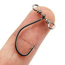 20Pcs/Set 2.5Cm 0.4G Crank Fishing Hook High Carbon Steel Sharpen Soft Bait