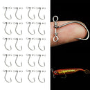 20Pcs/Set 2.5Cm 0.4G Crank Fishing Hook High Carbon Steel Sharpen Soft Bait