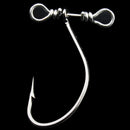 20Pcs/Set 2.5Cm 0.4G Crank Fishing Hook High Carbon Steel Sharpen Soft Bait