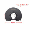 3pcs 88mm Half Circular Flush Saw Blades Ocsillating Multitool Accessories Oscillating Tools