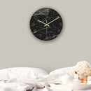 Loskii CC010 Creative Marble Pattern Wall Clock Mute Wall Clock Quartz Wall Clock For Home Office Decorations