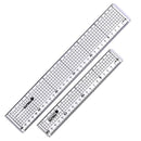 Yujie 20CM And 30cm Cutting Straight Ruler Anti-Cutting Rules Regular Rules Collage Rules 2 in 1