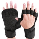 KALOAD Anti-skid Exercise Weight Lifting Finger Gloves Sports Fitness Guard Palm Support