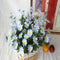 10PCS/ Artificial 9 Heads Korean Small Daisy Flowers Home Furnishing Garden Style Decorations