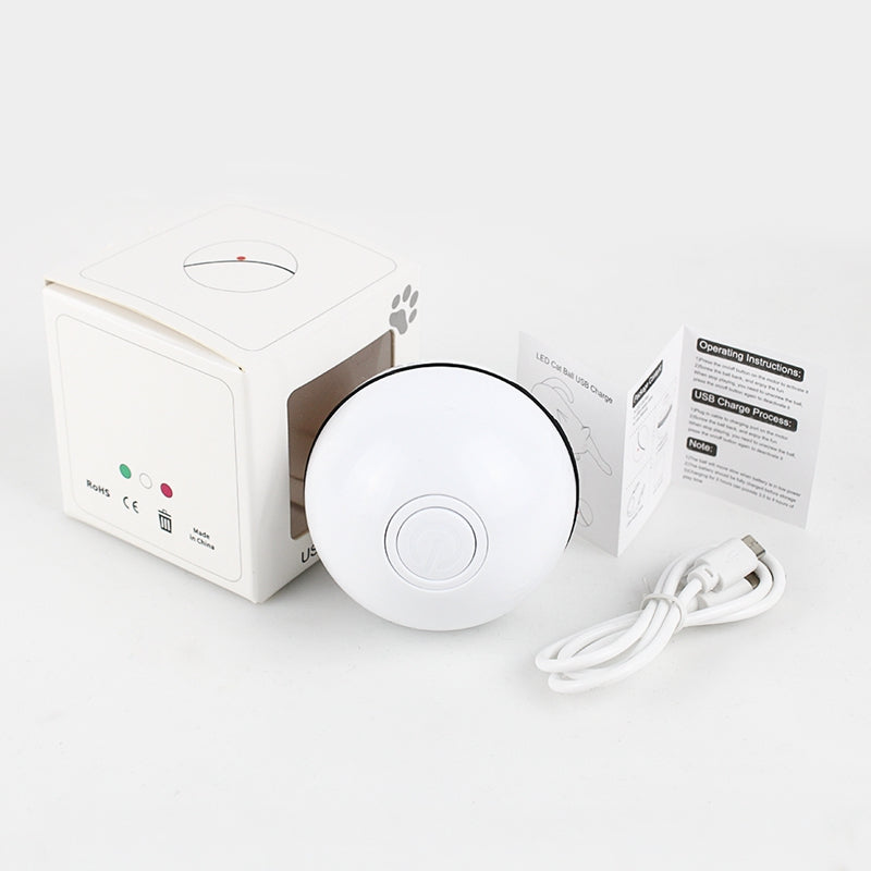 Smart Interactive Cat Play and Toys Ball,Usb Rechargeable Motion Activated  E2T8