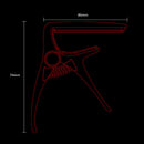 Aroma Guitar Capo for Electric Guitar Aluminium Material Guitar Accessories
