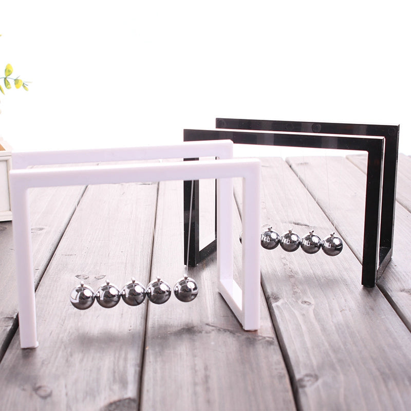 Newton Balls Cradle Balance Ball Newtons Pendulum Ornaments Home Decoration E8O1