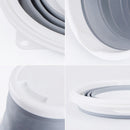 Foldable Wash Bucket Creative Plastic Portable Kitchen Bathroom Camping Car