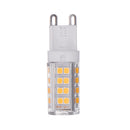 AC110-240V 5W G9 2835 Pure White Warm White No Strobe 52 LED Ceramic Corn Light Bulb for Outdoor Use