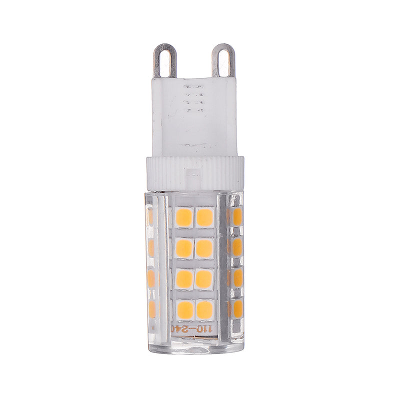 AC110-240V 5W G9 2835 Pure White Warm White No Strobe 52 LED Ceramic Corn Light Bulb for Outdoor Use