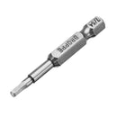 Broppe 10pcs SAE 5/64-5/16 Inch Hex Head Screwdriver Bit 1/4 Inch Hex Shank Magnetic Screwdriver Bit