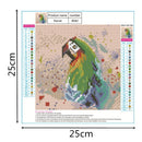 5D Diy Diamond Painting Parrot Cross Stitch Round Stitch Diamond Painting R