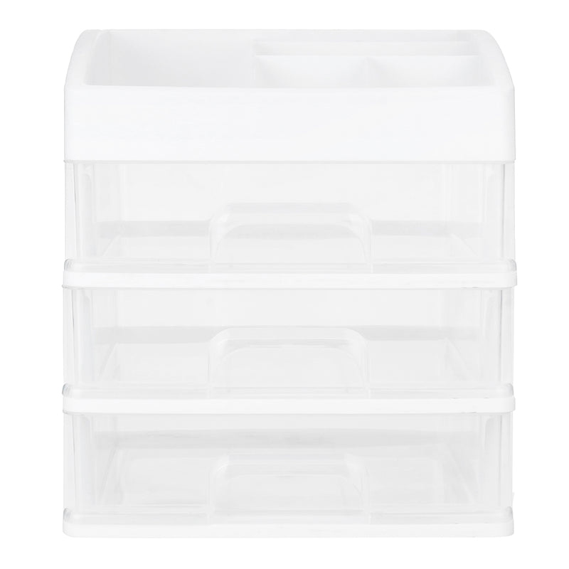 1/2/3 Layers Plastic Desktop Organizer Drawer Makeup Holder Box Make Sundry Storage Box Container