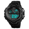 SKMEI 1383 Fashion Calendar Stopwatch Luminous Display Digital Watch 50M Waterproof Sport Watch