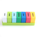 Weekly Medicine Boxes Pill Holder Storage Organizer Container Case Colorful 7 Days