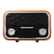 Wood Portable Double Units Wireless bluetooth Speaker FM Radio Aux-in Stereo Bass Subwoofer