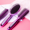 Oval Hair Comb Scalp Massage Comb Hairbrush Bristle& Women Wet Curly Hair B R4R7