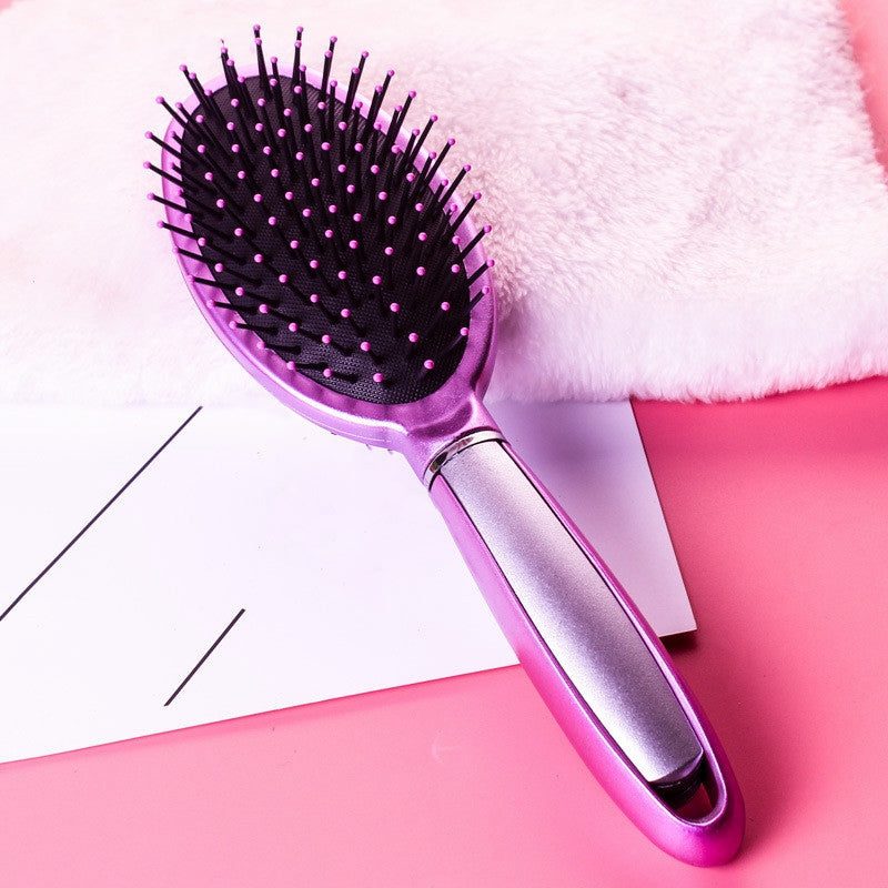 Oval Hair Comb Scalp Massage Comb Hairbrush Bristle& Women Wet Curly Hair B R4R7