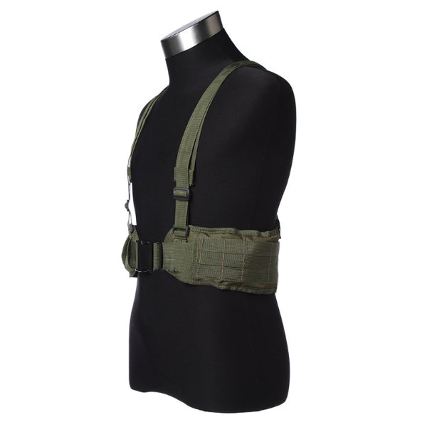 Tactical Molle Belt Adjustable Wearproof Waist Belt Camouflage Military Fan For Men Wowen Outdoor Camping Hunting Multi-use Girdle