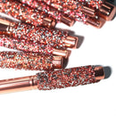 10Pcs/Set Diamond Makeup Brushes Kit Women Make Up Tool Blending Contour Fo