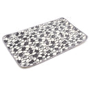 3Pcs Stone Pattern Washable Anti-Slip Soft Bathroom Pedestal Rug Toilet Lid Cover Bathroom Floor Mat Set