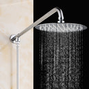 360 6 Inch Round Stainless Steel Ultra Thin Rainfall Shower Head Bathroom Sprayer