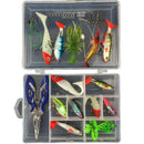 Single-Tailed Lead Bait Multi-Color Soft Lure 34 Piece Road Soft Bait Suit