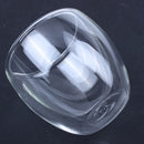 6Pcs/Set Double Wall Heat Resistant Cup Clear Handmade Tea Drink Healthy Dr Y5V8