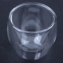 6Pcs/Set Double Wall Heat Resistant Cup Clear Handmade Tea Drink Healthy Dr Y5V8