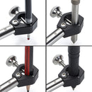 Aluminum Alloy Stainless Steel Woodworking Linear Arc Dual-purpose Scriber Parallel Line Drawing DIY Tools