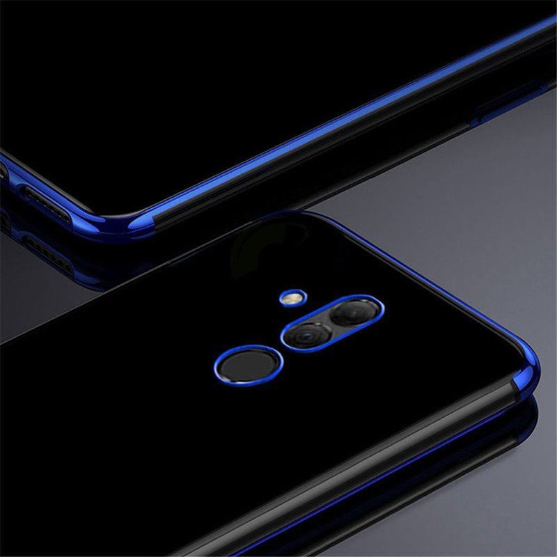 Bakeey Transparent Plating Shockproof Back Cover Protective Case for Huawei Mate 20 Lite