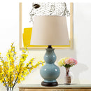 Cotton Textured Fabric PVC Linen Shade Desk Ceiling Lampshade 255*190*155mm