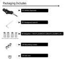 Car Aluminum Shift Knob Expansion Adjustable Height Lever Extender Gear Shi