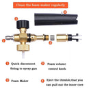 Car Washing Foam Cannon Pressure Washer Jet Wash Bottle,5 Nozzle Tips and a