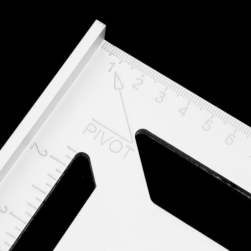Aluminum Alloy 430x300x300mm Speed Square Layout Tool Metric Rafter Triangle Ruler Woodworking Carpenters Marking Tool