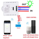Wifi Smart Switch Relay 10A Tuya Smart Life App Wireless Remote Control Wor